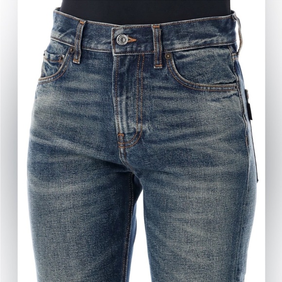 Haikure Flora Vintage Blue Jeans made in Italy 25 NWT - Picture 3 of 9